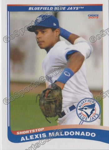 2013 Bluefield Blue Jays Alexis Maldonado