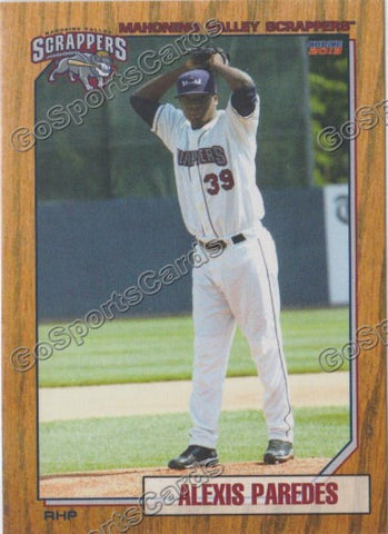 2013 Mahoning Valley Scrappers Alexis Paredes