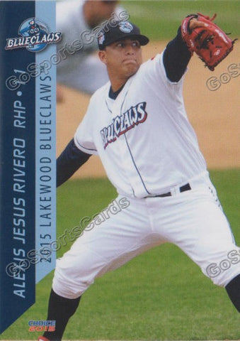 2015 Lakewood BlueClaws Alexis Jesus Rivero