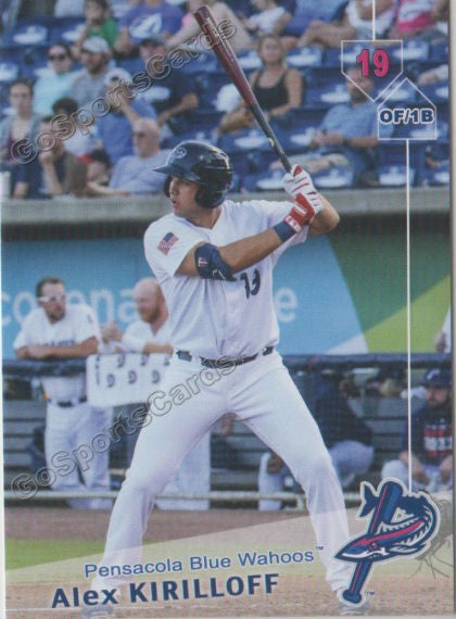 2019 Pensacola Blue Wahoos Alex Kirilloff