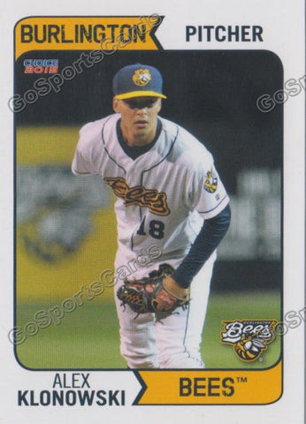 2015 Burlington Bees Alex Klonowski