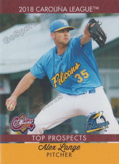 2018 Carolina League Top Prospects Alex Lange