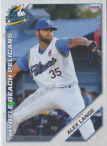 2019 Myrtle Beach Pelicans Alex Lange