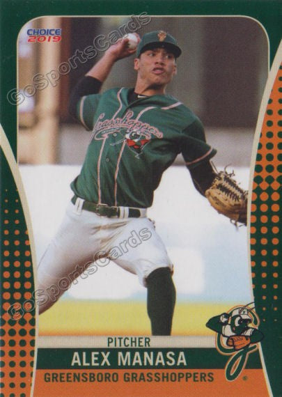 2019 Greensboro Grasshoppers Alex Manasa