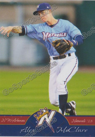 2013 Northwest Arkansas Naturals Alex McClure