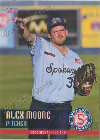 2021 Spokane Indians Alex Moore