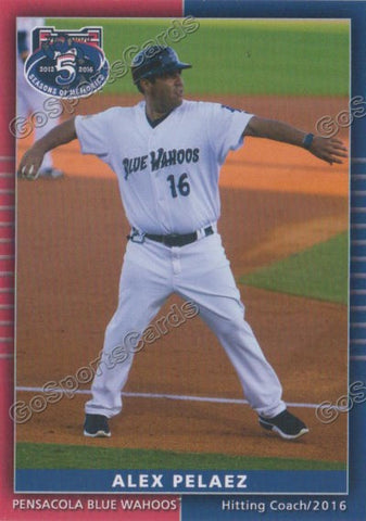 2016 Pensacola Blue Wahoos Alex Pelaez