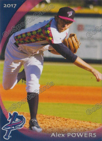 2017 Pensacola Blue Wahoos Alex Powers