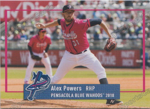 2018 Pensacola Blue Wahoos Alex Powers