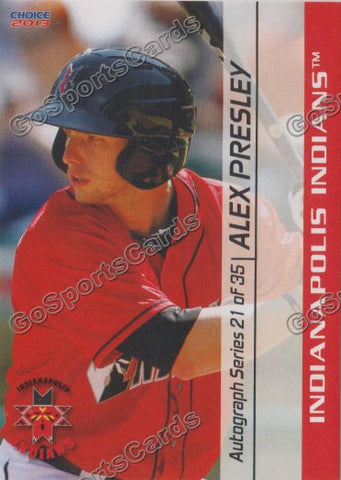 2013 Indianapolis Indians Alex Presley