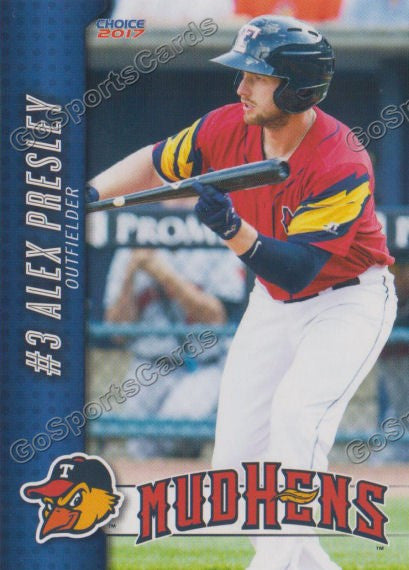 2017 Toledo Mud Hens Alex Presley