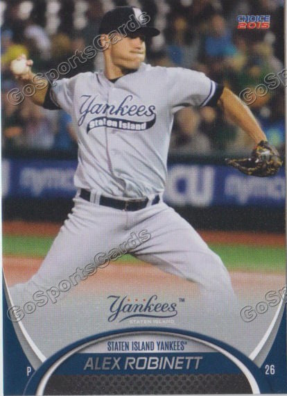 2015 Staten Island Yankees Alex Robinett