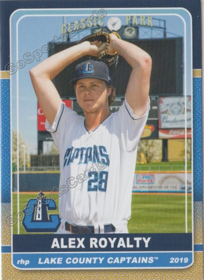 2019 Lake County Captains Alex Royalty