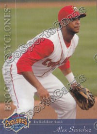 2012 Brooklyn Cyclones Alex Sanchez