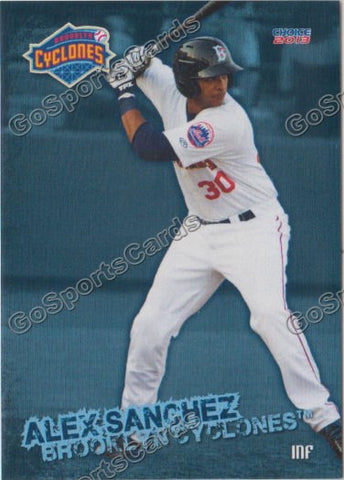2013 Brooklyn Cyclones Alex Sanchez