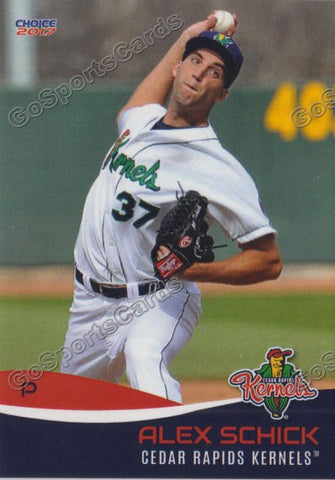 2017 Cedar Rapids Kernels Alex Schick