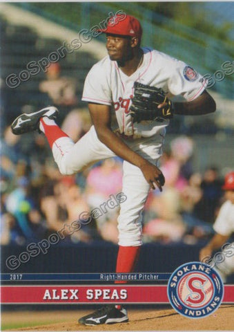 2017 Spokane Indians Alex Speas