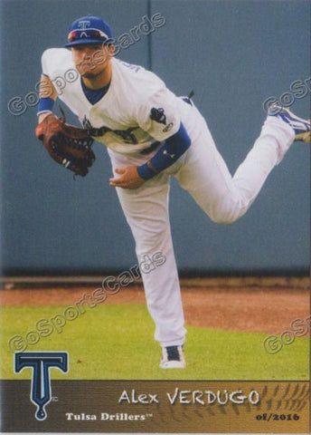 2016 Tulsa Drillers Alex Verdugo