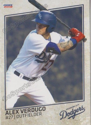 2018 Oklahoma City Dodgers Alex Verdugo