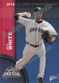 2012 Colorado Springs Sky Sox Alex White