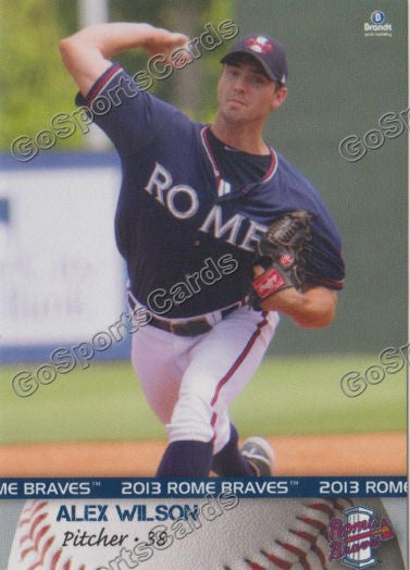 2013 Rome Braves Alex Wilson