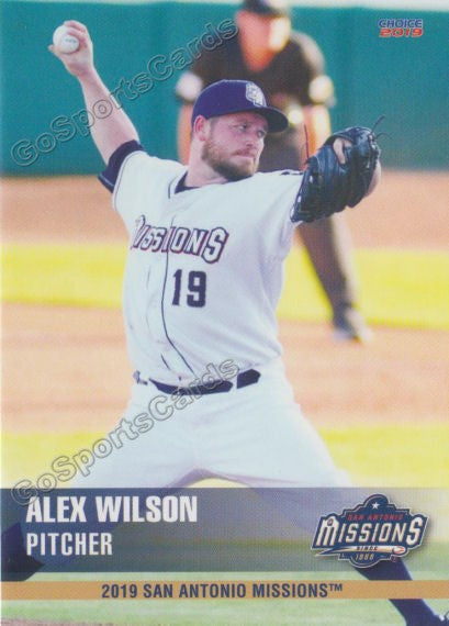 2019 San Antonio Missions Alex Wilson