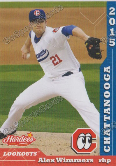 2015 Chattanooga Lookouts Alex Wimmers