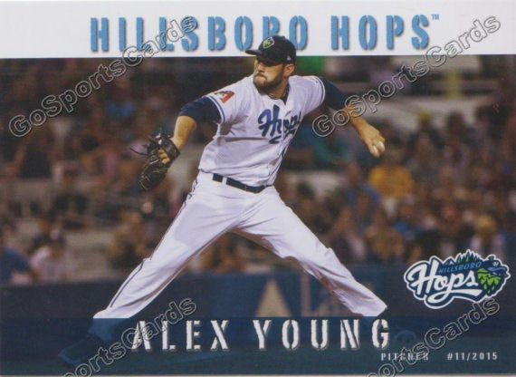 2015 Hillsboro Hops Alex Young