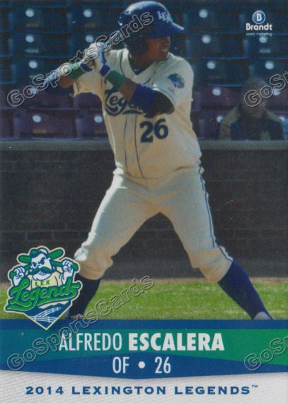 2014 Lexington Legends Alfredo Escalera