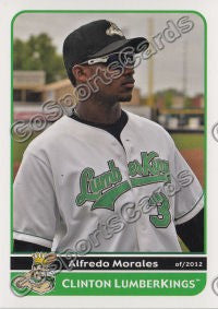 2012 Clinton LumberKings Alfredo Morales