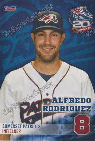 2017 Somerset Patriots Alfredo Rodriguez