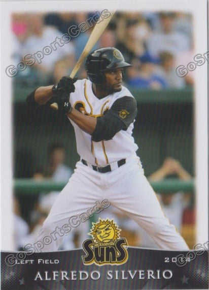 2014 Jacksonville Suns Alfredo Silverio