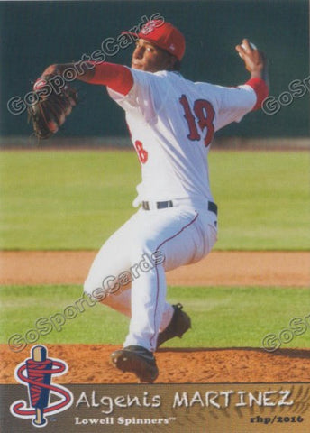 2016 Lowell Spinners Algenis Martinez