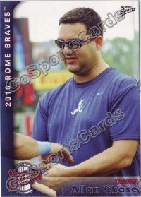 2010 Rome Braves Allan Chase