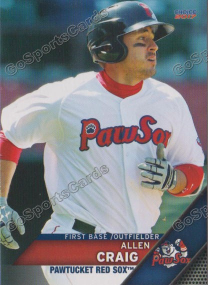 2017 Pawtucket Red Sox Allen Craig
