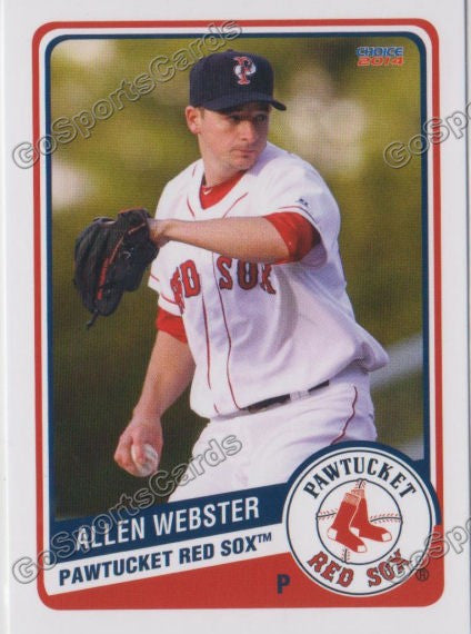 2014 Pawtucket Red Sox Allen Webster