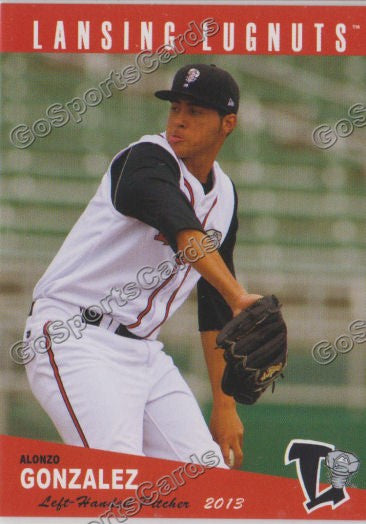 2013 Lansing Lugnuts Alonzo Gonzalez