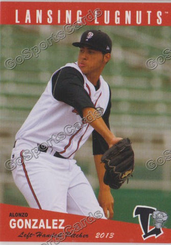 2013 Lansing Lugnuts Alonzo Gonzalez