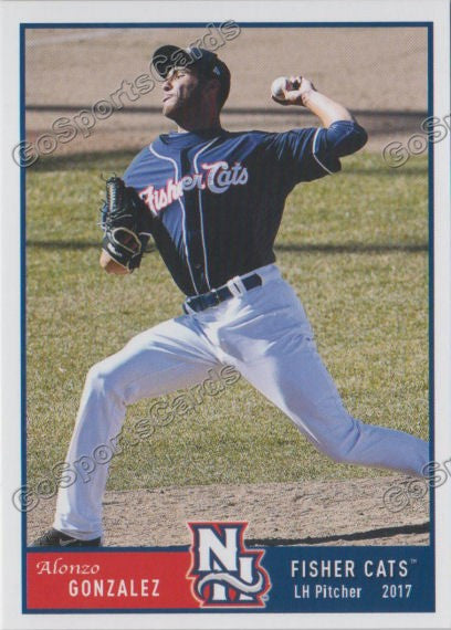 2017 New Hampshire Fisher Cats Alonzo Gonzalez