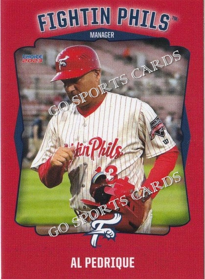 2023 Reading Fightin Phils 2nd Al Pedrique