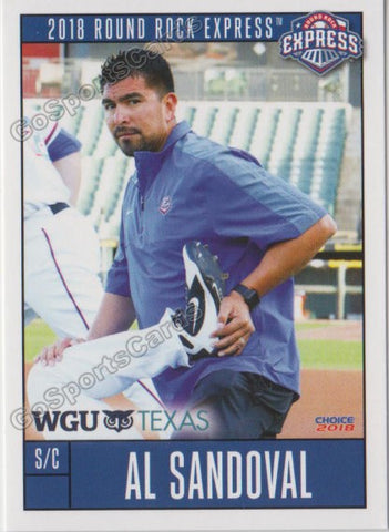 2018 Round Rock Express Al Sandoval