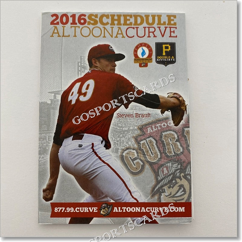 2016 Altoona Curve Pocket Schedule Go Sports Cards 2016-altoona-curve-pocket-schedule-go-sports-cards