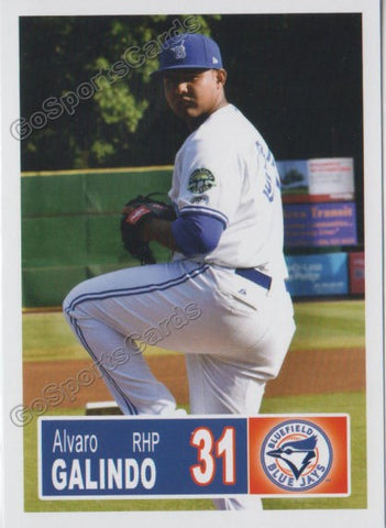 2018 Bluefield Blue Jays Alvaro Galindo