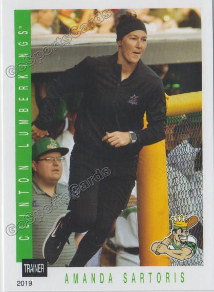 2019 Clinton LumberKings Amanda Sartoris