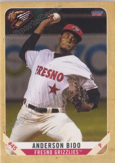 2021 Fresno Grizzlies Anderson Bido