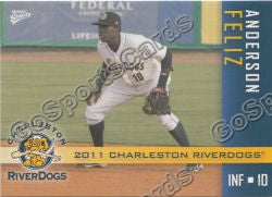 2011 Charleston RiverDogs Anderson Feliz