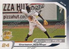 2012 Charleston Riverdogs Anderson Feliz