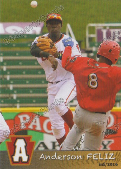 2016 Altoona Curve Anderson Feliz