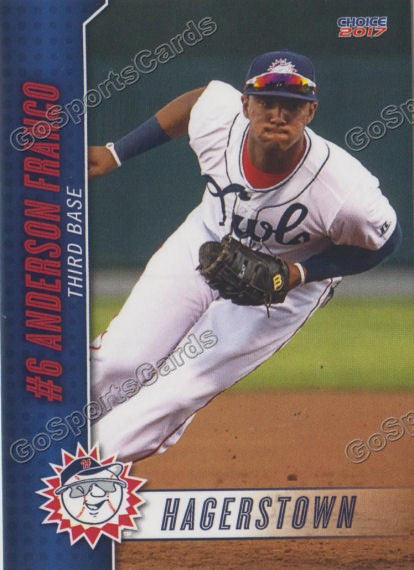 2017 Hagerstown Suns Anderson Franco