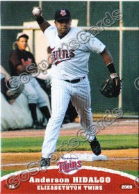 2009 Elizabethton Twins Anderson Hidalgo
